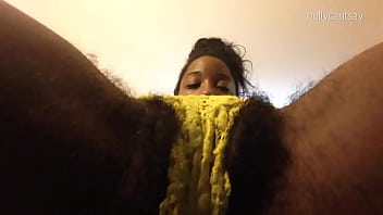 hair, natural, pussy play, ebony