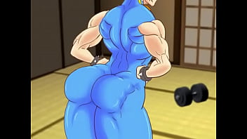 female muscle, chun li muscle, pretty, animation