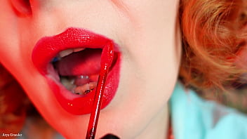 clip, red lips, lips, seduce