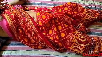 Localsex31, red saree bhabi, wife, handjob