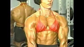 muscular woman, sexy, gym, beautiful