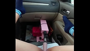 sex machine in the car, sex machine