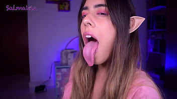 Salmakia, licking, tongue, blowjob