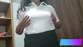 young girl, horny, small tits, colegiala