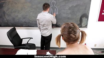 coed, innocenthigh, classroom, pigtails