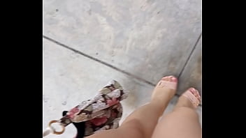 bella, sensual, piernas, sexy en la calle