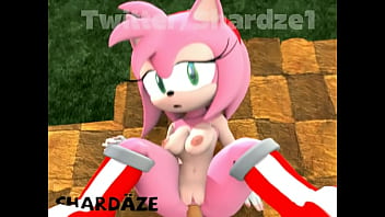 amy rose, 3d animated, sonic the hedgehog