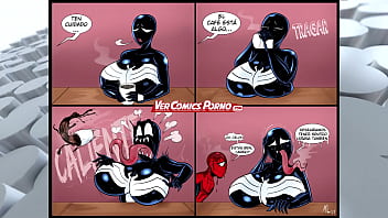 comic, porn, spiderman, venom