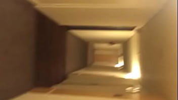 hotel, homem, elevador, corredores