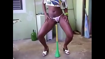 vuvuzela, negra, brasil, sexy