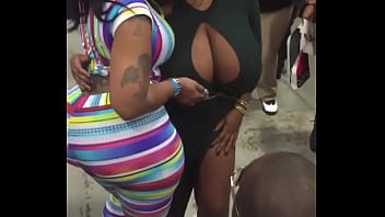 black woman, ebony, boobs, Maserati XXX