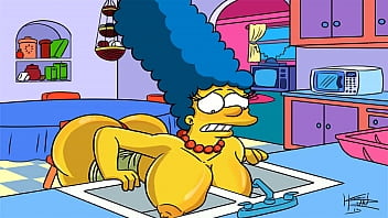 ass, sexy, simpsons, gostosa