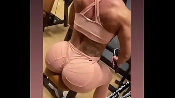 muscle, female body builder, celebrity, big ass