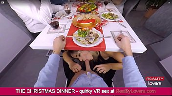 blowjob under table, Vittoria Dolce, hardcore, virtual reality