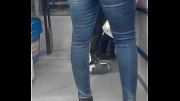 ass, bitch, wears, tigh jeans