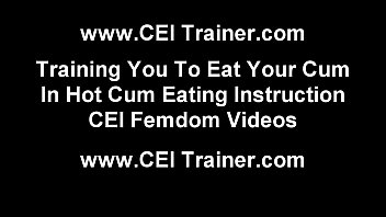 cum eating instructions videos, cum eating instructions porn, cei jerk off instruction, cei clips