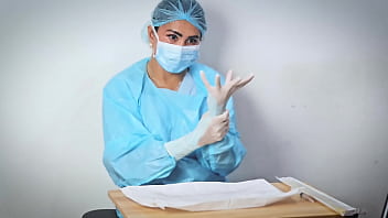 asmr, medical fetish, latex gloves, bdsm clinic