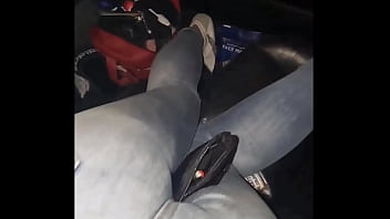 blanca puta, car, caliente, booty full jeans