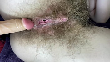 sexy, hairy pussy, dildo, bigclit