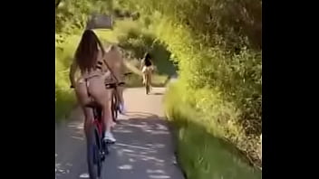 sexy, girl, bicycle therapists, ass