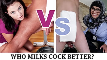 milking cock, challenge, Brandi Belle, Mia Khalifa