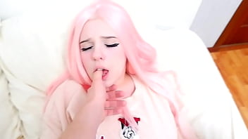 anal fingering, 18yo, butt, pink hair