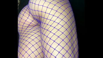 real ass, round ass, solo, fishnet