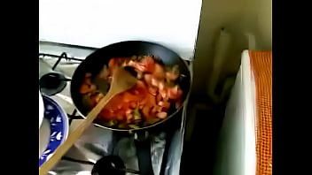 indian, sucking while cooking, loda, indian aunty