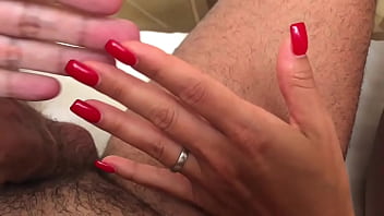 hands fetish, nails fetish, red nails, long nails