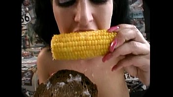 cob, bukkake, corn, eat