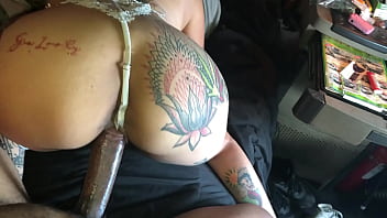 tattoo, sucking, cowgirl, blowjob