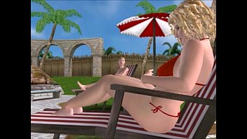 dick, animated, bikini, vacation