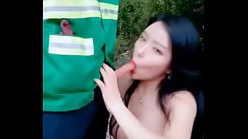 chinese, blowjob, outdoor, public