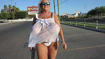 big ass, big boobs, walking, las vegas street walker