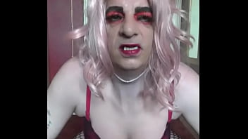 sissy crossdress, putting myself on offer, bisexual crossdresser, still a real cock virgin