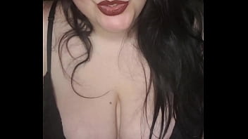 black hair, curvy, big tits, long hair