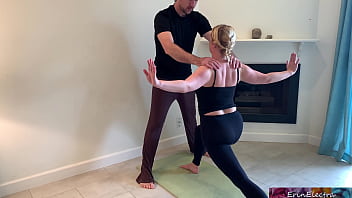 big natural tits, Erin Electra, stepmom, stretching
