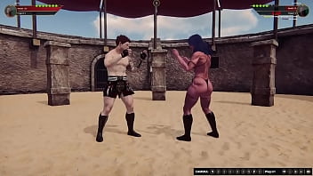 mixed mma, maledom, video game, nf3d