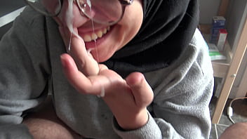 muslim, arab girl, teen facial, blowjob