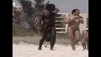 interracial, black, beach