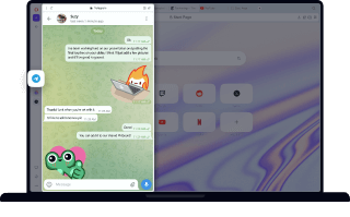 Telegram on desktop