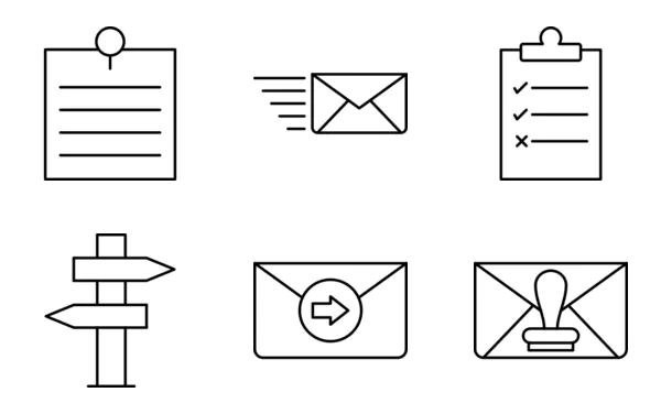 Post Office paquete de iconos
