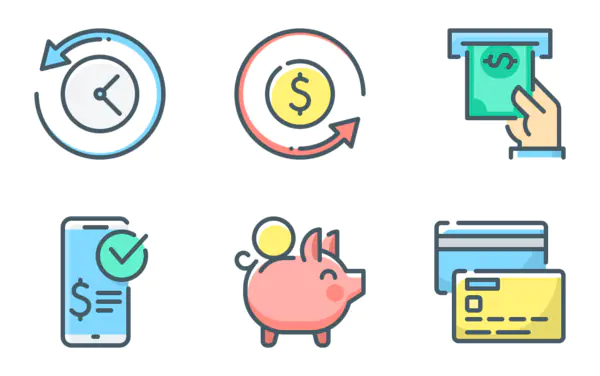 Banking icon pack