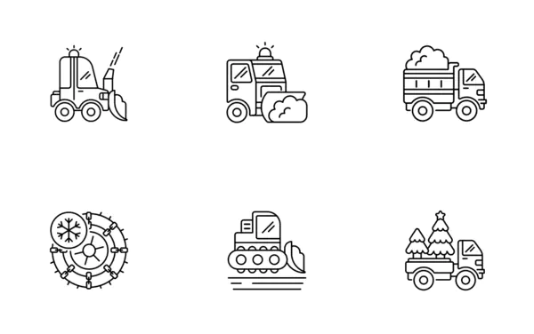 Winter services icon pack