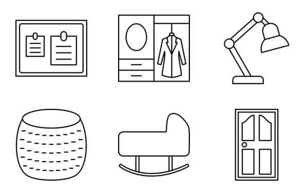 Furniture icon pack