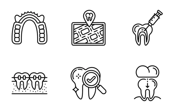 Dentistry paquete de iconos