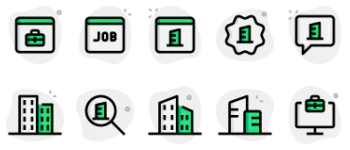 Work Office and Jobs icon pack