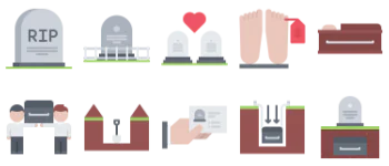 Funeral Icon-Paket
