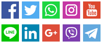 Social Networks Logos jeu d'icônes