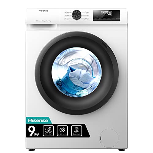 9KG Front Load Hisense Washing Machine Durable Inverter